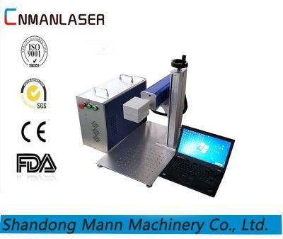 Mopa Colour Fiber Laser Marking Machine for Stainless Steel Black Marking