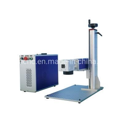 Portable 20W 30W 50W Plastic Metal Printing Fiber Laser Marking Machine for Sale