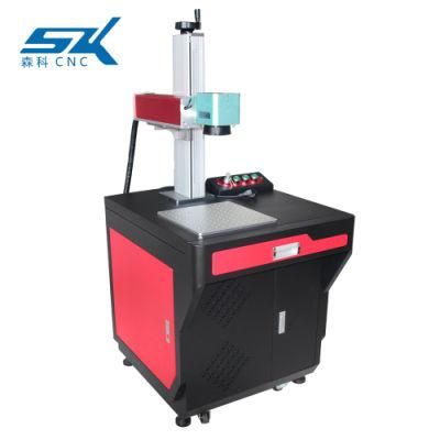 50W 100W Color Jewelry Fiber Laser Marking Machine Engraving Metal Plastic Gold Plate 3D Printing Machine