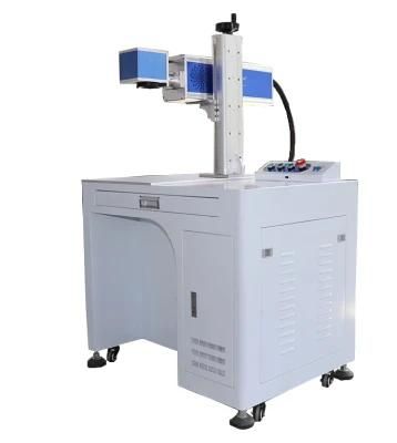 20W 30W Lighter Fiber Laser Marking Machine Price with Rotary