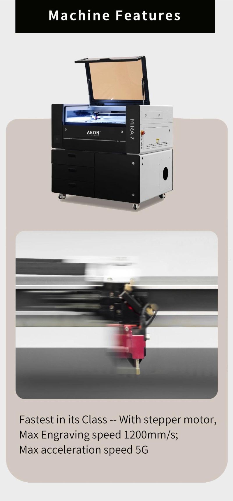 Fully-Enclosed 5030 7045 9030 Vector Engraving Best CO2 Laser Engraver for Acrylic Crytal Leather MDF with CE FDA Autofocus 1200mm/S