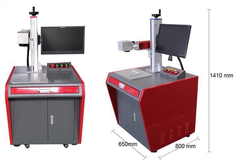 CNC Automatic Copper Jewelry Steel Desktop 20W Laser Marking Machine
