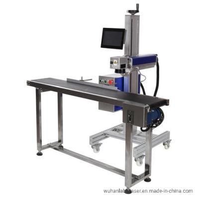 Flying Fiber/CO2 Laser Marking Machine for Fabric/Cloth/Jeans Marking