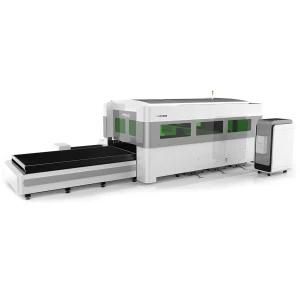 4000W CNC Hot Sale Pipe Plate Whole Cover Exchange Platform Metal Fiber Laser Cutter with Ipg/Raycus Generator 3015gr