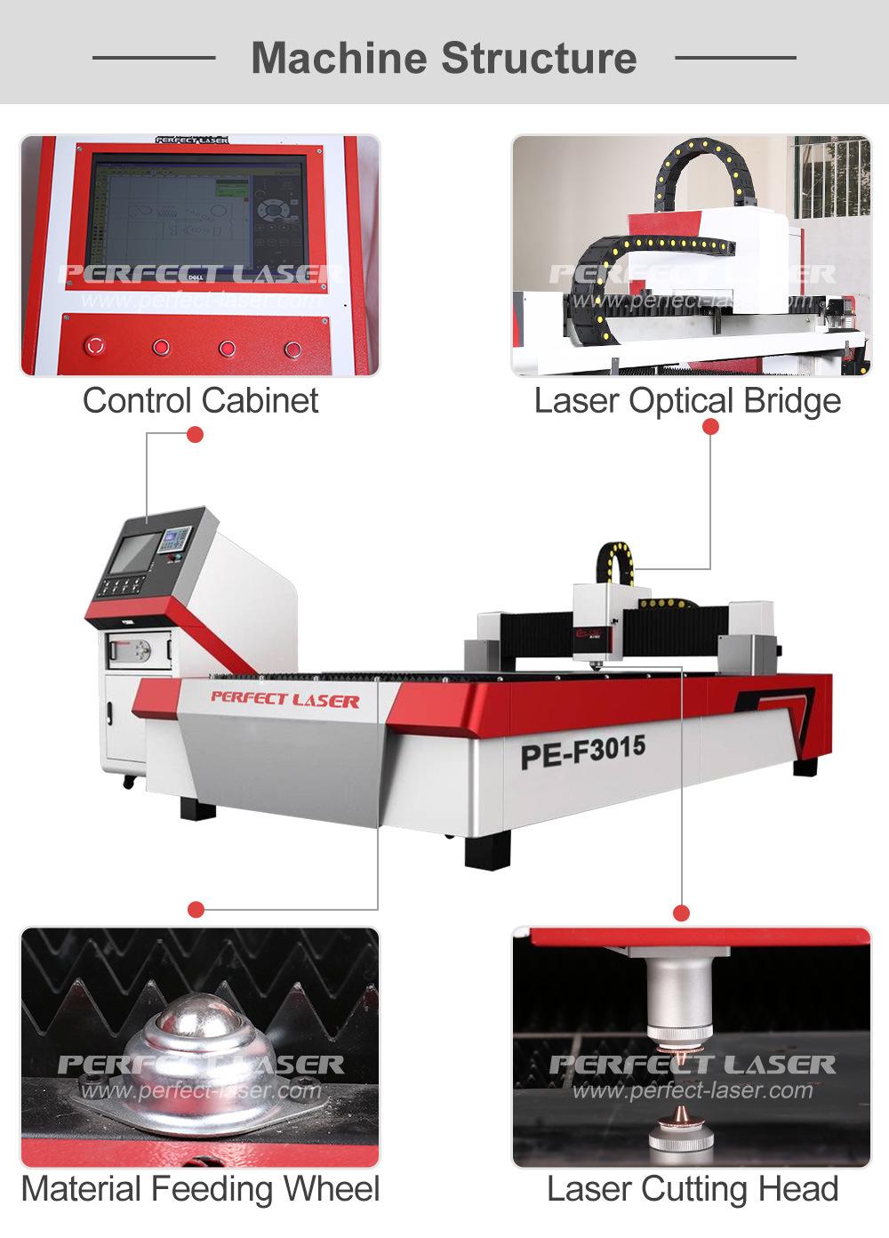 1000W 2000W Metal CS Ss Aluminum Fiber Laser Cutting Machine