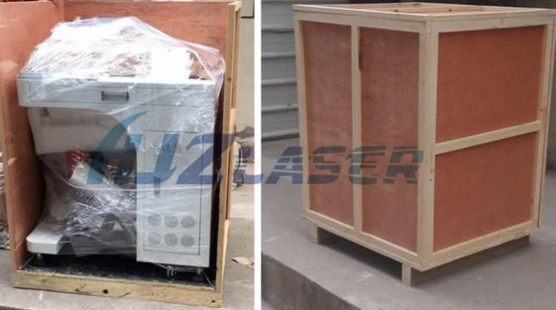30W 50W Fiber Marker Raycus 20W Laser Marking Machine Keyboard Online Flying Marker