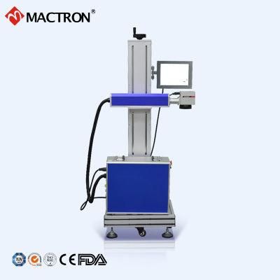 Fly Fiber 20W 30W 50W Sealed Auto Mini Fiber Laser Marking Machine