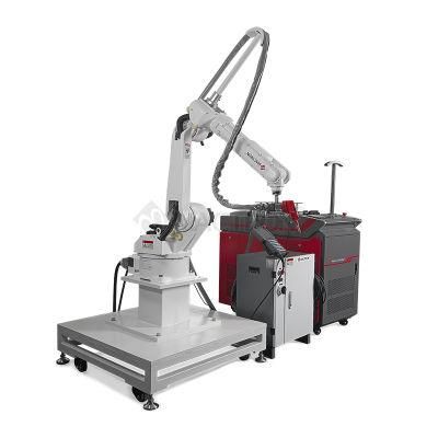 Robot Arm Stainless 1000W Auto Feeding Laser Welding Machine System Price