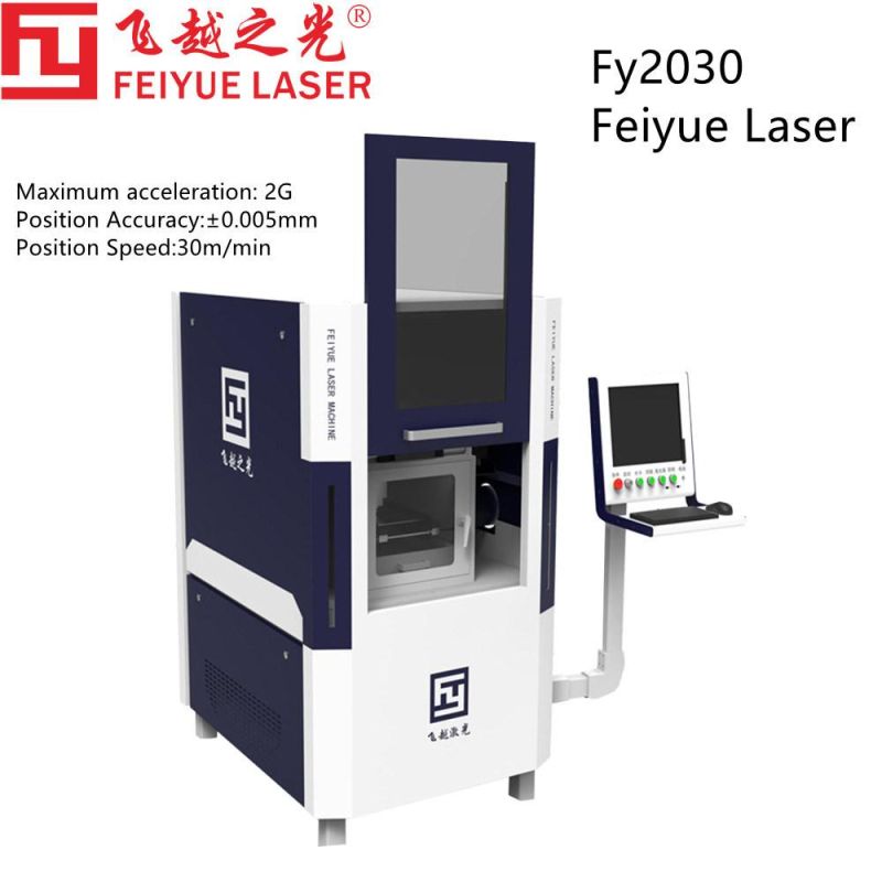 Fy2030 Feiyue Mini Small 2000W 3000W Ss Gold Stainless Steel Plate Aluminum Copper Sheet Metal Fiber Laser Cutting Machine CNC High Precision Laser Cutter