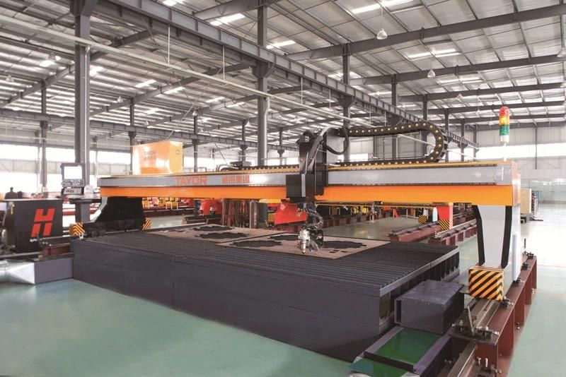 3X8meter 5 Axis CNC Plasma Bevel Cutting Machine with Hypertherm Hpr260xd Cutting System