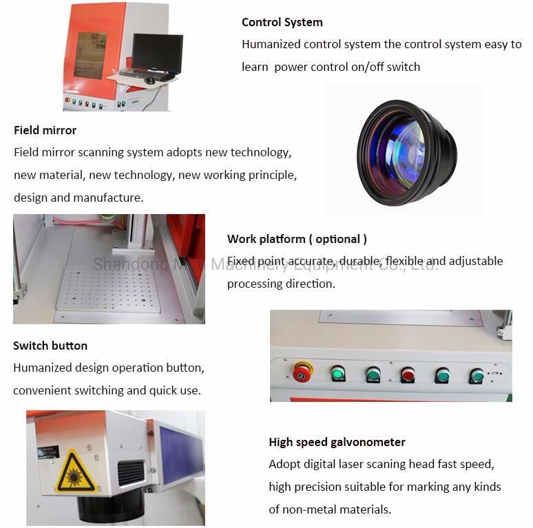 Davi CO2 Laser Marking Machine for Wood Photo Format