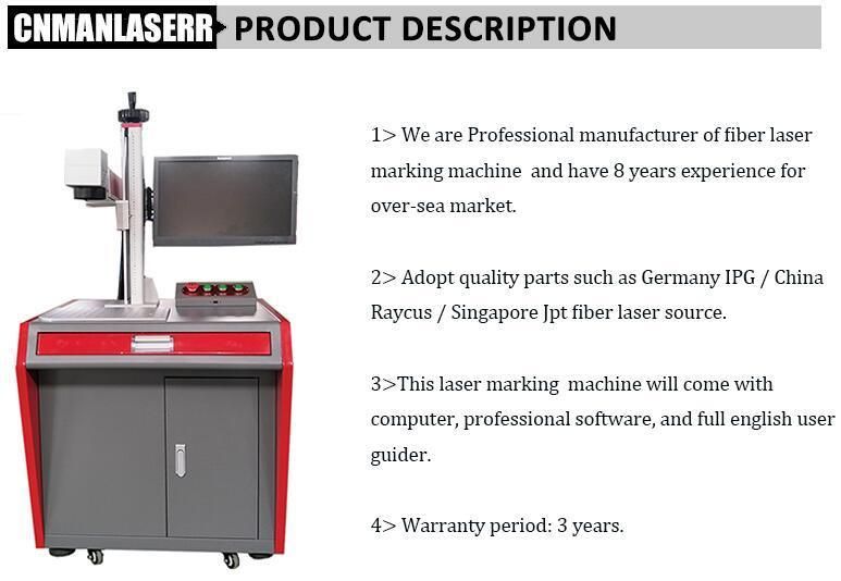 CNC Automatic Copper Jewelry Steel Desktop 20W Laser Marking Machine