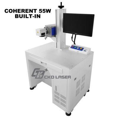 Desk Top CO2 Laser Marking Plastic Wood Engraving Machine