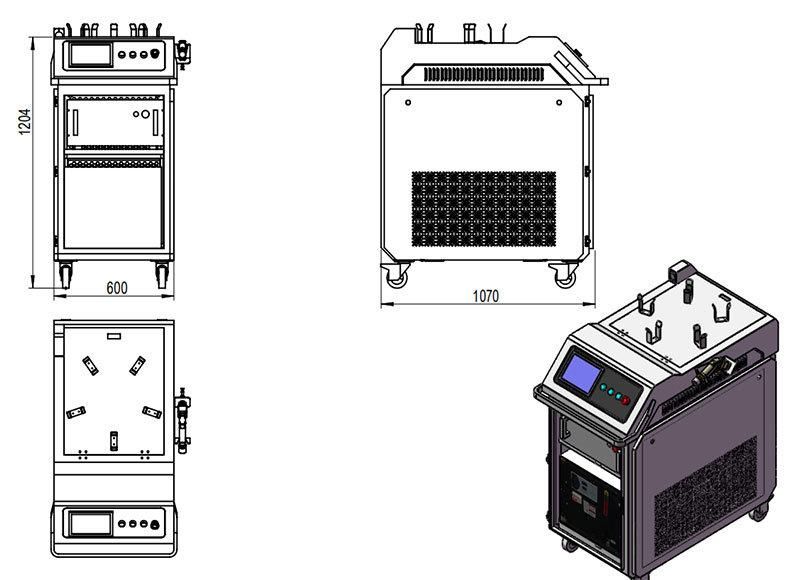 Professional 8mm Steel Laser Welder Laser Welding Machine Price