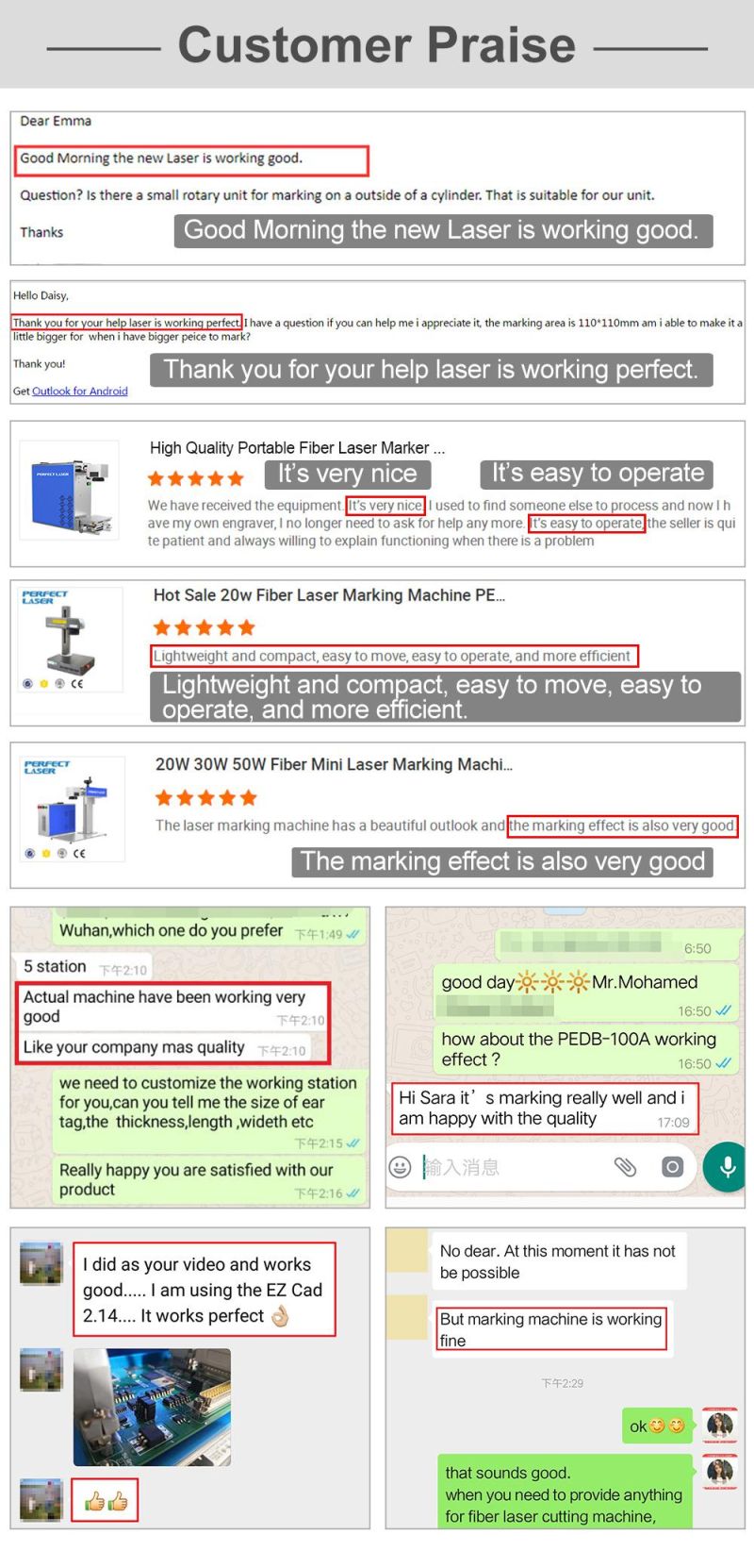 High Precision 20W 30W 50W 100W Color Mopa Fiber Laser Printing Machine