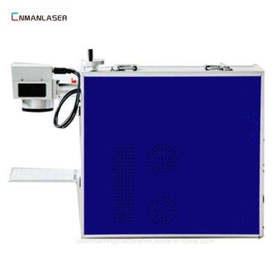 Portable Metal Laser Marker / Steel Sliver Fiber 20W Marking Machine