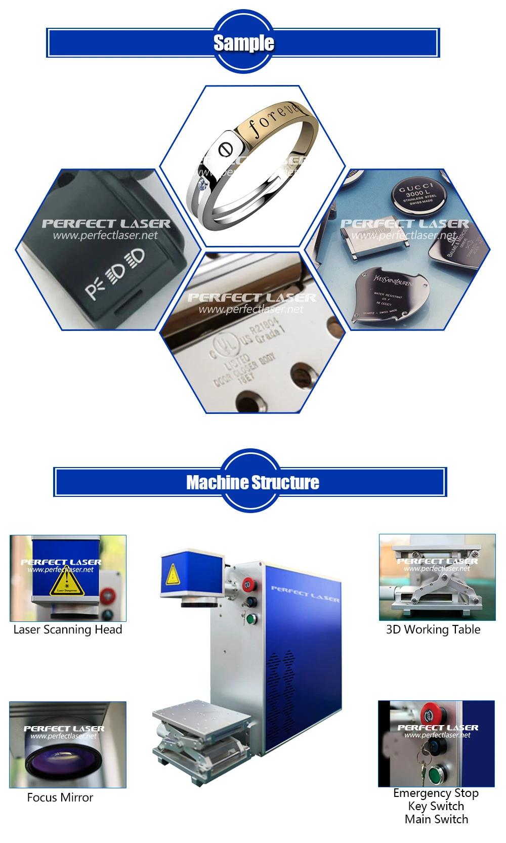 Fiber Laser Etching Marking Equipment for Metal and Stainless Steel