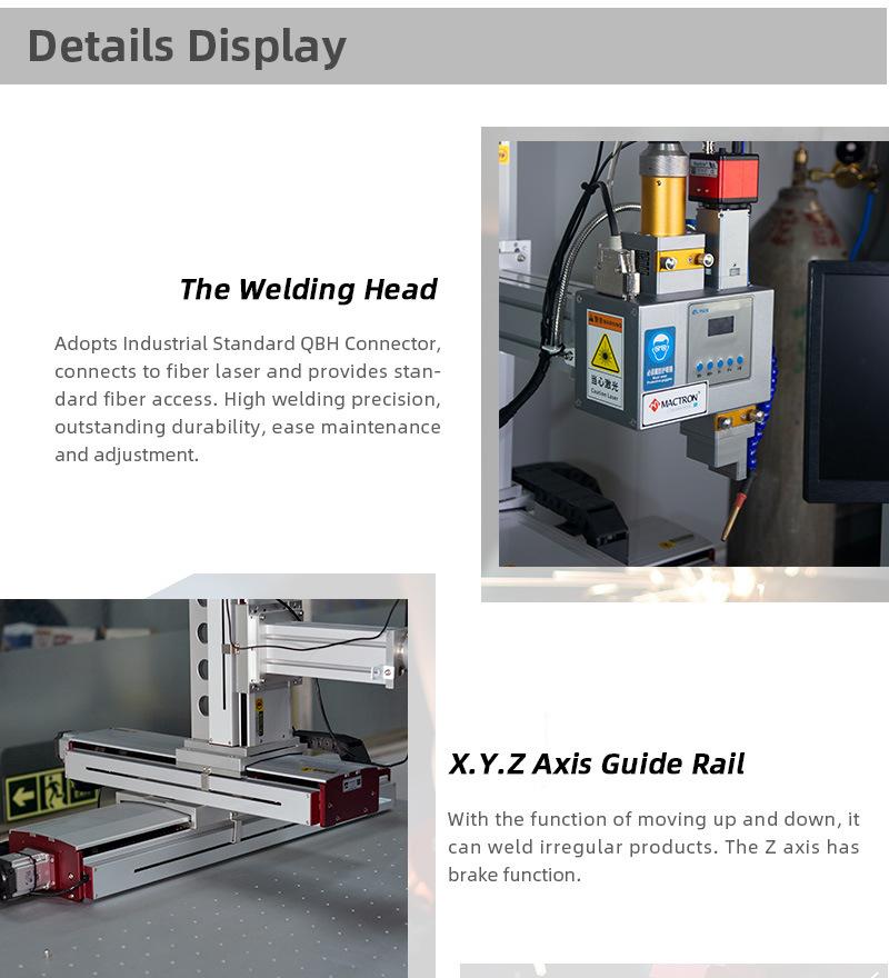 Fiber Continuous Laser Welding Machine Argon Welder Machine for Metal