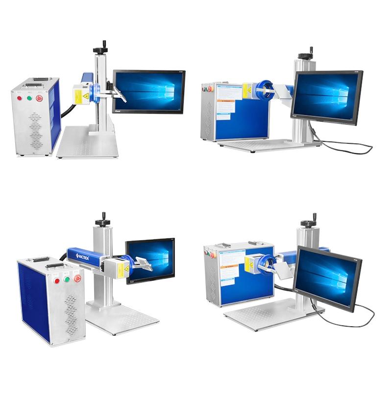 Wholesale Desktop Raycus/Jpt Split Fiber Laser Marking Engraving Machine 30W Laser Marking Machine for Ring Lettering