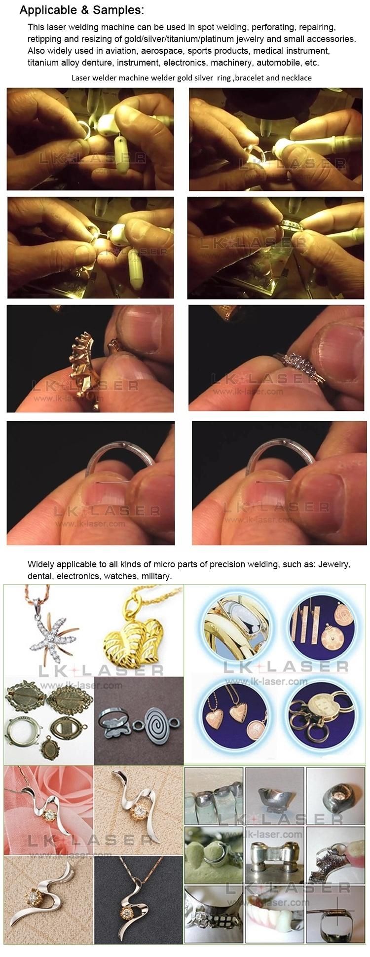 Jewelry Laser Soldering for Stainless Steel, Gold, Silver