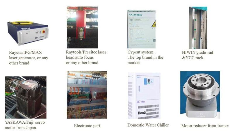 Open Type 3015 Fiber Laser Cutting Machine for Stainless Steel /Carbon Steel / Aluminum Plate Cutting with Single Table Price Good