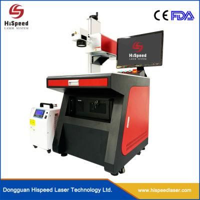 Hispeed Laser UV Laser Marking Machine for Plastic, Metal, Nonmetal Materials Marking and Engraving, High Precision Good Price