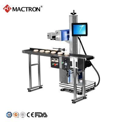 10W Fly Plastic Seals Laser Marking Machine CO2