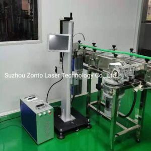 CO2 on-Line Flying Laser Marking Machine Printer for Food Package/Medicine/Cosmetic Products