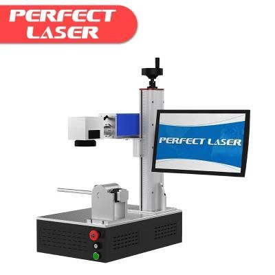 Portable Small Fiber Laser Marking Engraving Machine with PC