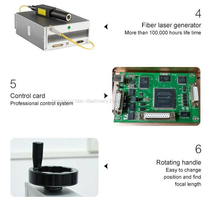 Lower Price USB Interface Ezcad Software Cabinet Laser Marking Machine