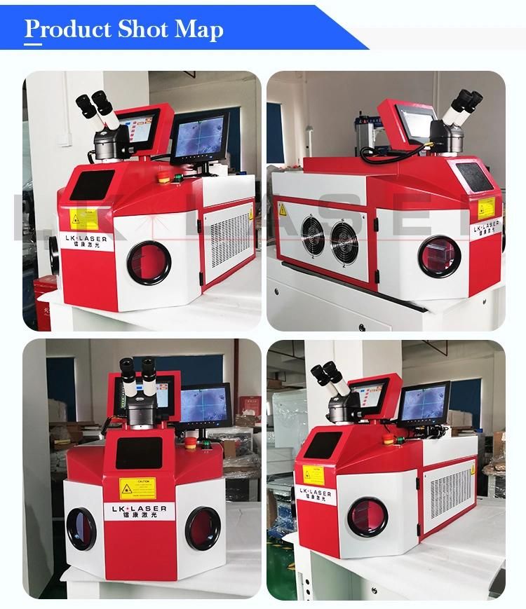 Automatic Portable Jewelry Welding Machine Jewellery Soldering Machine Mini Portable Fiber Laser Welder Gold Silver Titanium Metal Rings Necklace Spot Solder