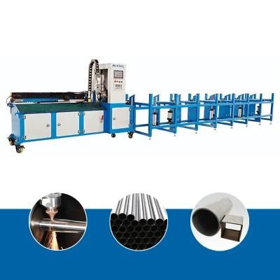 CNC Fiber Laser Metal Tube Cutting Machine for Square Pipe
