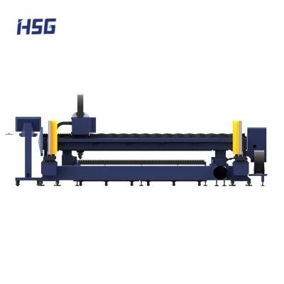 CNC Large Format Sign Laser Cutting Machine for Metal of Steel Iron Alloy Aluminum with Ipg Raycus Power Source 12-30kw