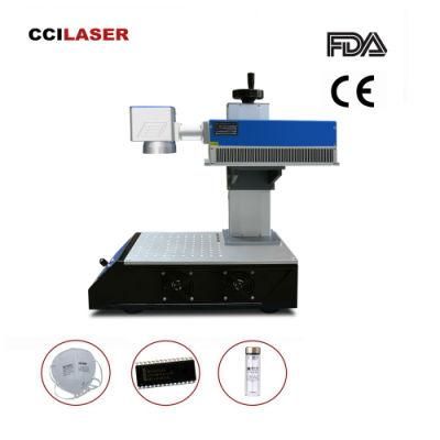 High Speed Flying Laser Marking Machine Fiber Laser Machine for Face Mask N95 Mask