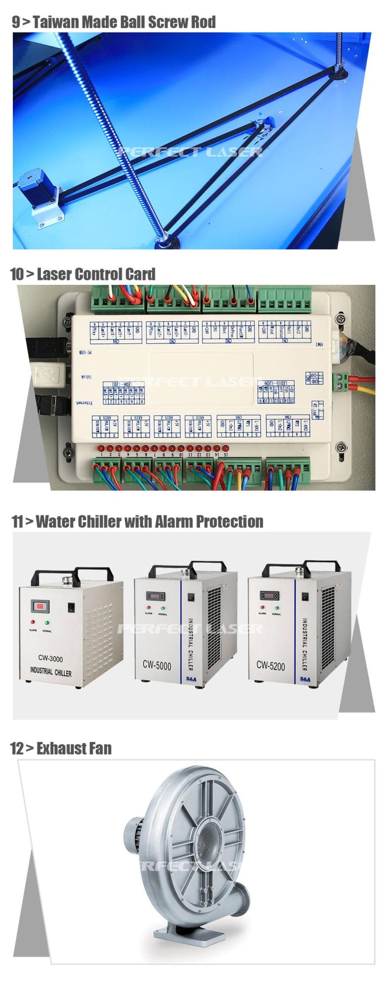 Double Heads CO2 Laser Cutting Machine for Fabric / Leather / Cloth