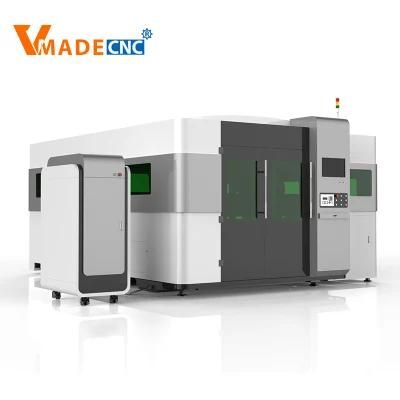 4kw 6000W 8000W 12000W Cover Aluminum Fiber Laser Cutting Machine