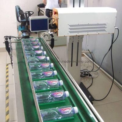 Flying CO2 Laser Marking Machine for Cosmetcis Package Bottles/Food Package