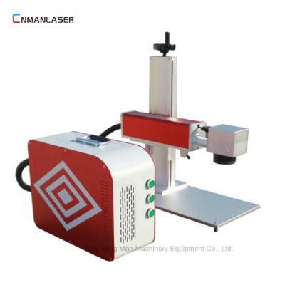 3D Portable Mini Color Fiber Laser Marking Machine for Metal