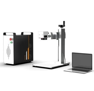Continuous Wave Laser Mark Machine 3D Crystal Laser Engraving Machine for Metal