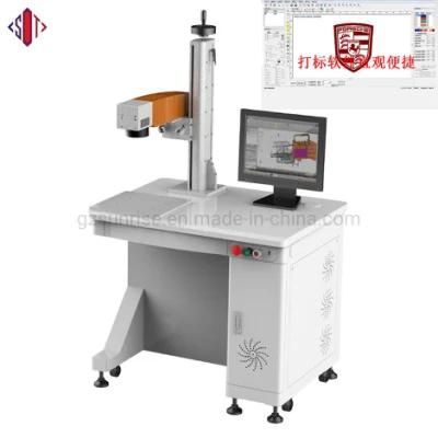 20 Watt Mopa Color Metal Steel Portable Fiber Laser Marking Machine