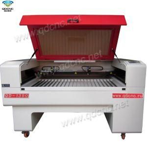MDF/Glass CNC Laser Cutting Engraving Machine with 2 PCS* Water Chiller Qd-1390 -2