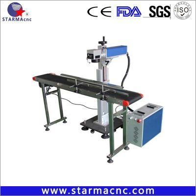 Portable Flying Fiber Laser Marking Machine From China