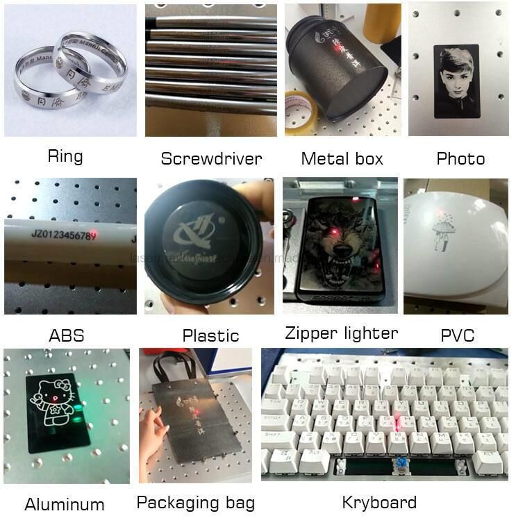 Portable Laser Marker Fiber Marking Machine for Hardware Pipe Building