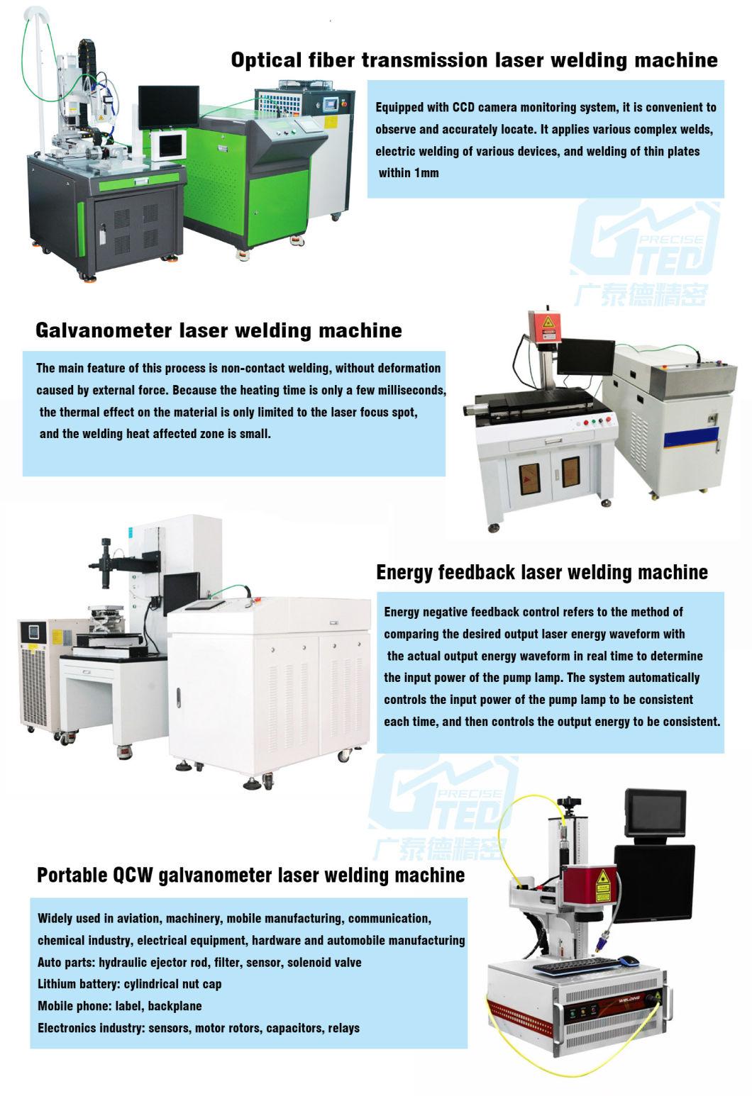 Metal Circle Automatic Rotating Laser Marking Fiber Laser Welding Equipment Optical