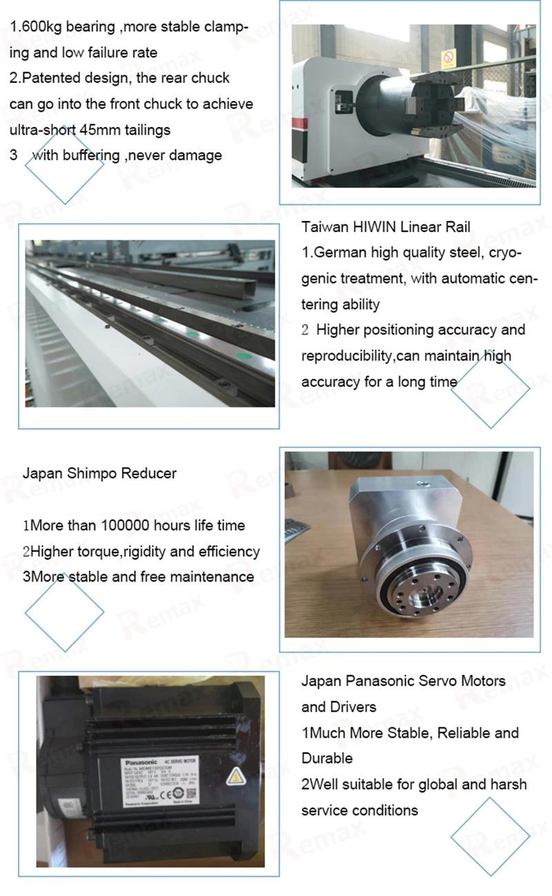 3m 6m Pipe Cutting 2000W CNC Tube Fiber Laser Cutting Machine Raycus Water Cooling Turkey