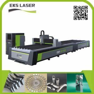 Fiber Laser Cutting Machine by Automatic Loading System to Processing Metal Sheet Plate and Tube