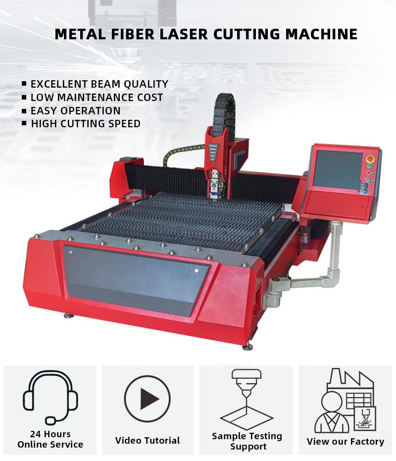 1000W Metal Cutter Fiber Laser Cutting 1300 2500 Aaluminum Sheet Laser Cutting