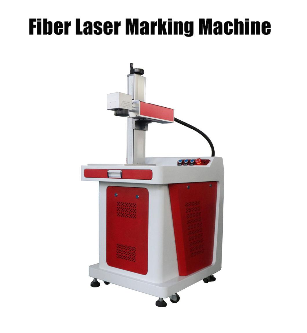 Raycus 30W 20W Fiber Laser Marking Machine with Rotary Attachment