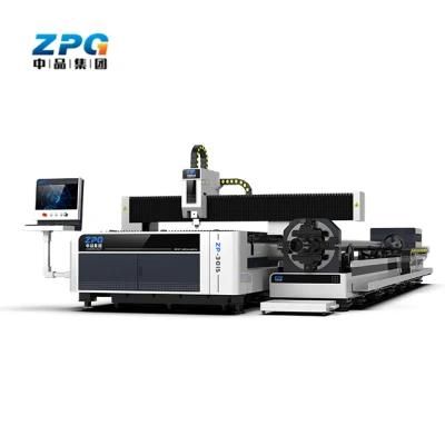 Zpg-Laser 1000W CNC Fiber Laser Metal Sheet Aluminum Cutting Machine for Square Pipes Cutting Machines