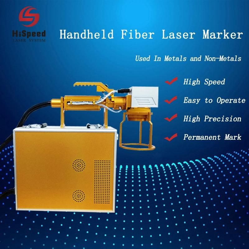 2021 Automatic Focus 20W Fiber Laser Logo Marking Machine for Metal Marking iPhone Back Glass